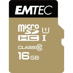 Emtec MicroSD Card 16GB SDHC CL10
